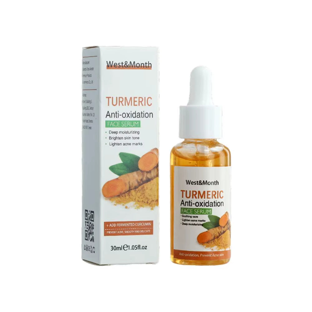 Turmeric Face Whitening Serum Turmeric Anti-Oxidation Serum Turmeric Dark Spot Corrector Serum Facial Brighten Turmeric Oil Soap