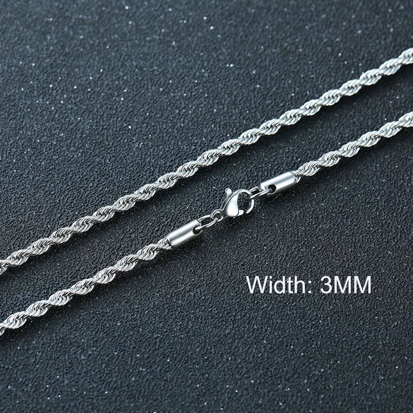Basic Cuban Chain Necklace for Men Women,Stainless Steel Curb Link Chain Collar,3/5/7/9/11Mm Width Black Gold Retro Color Choker