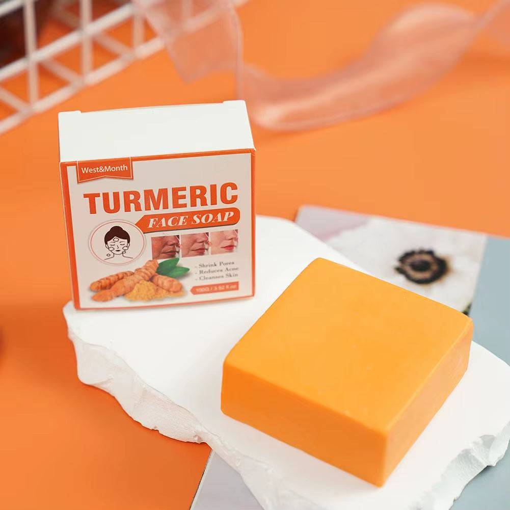 Turmeric Face Whitening Serum Turmeric Anti-Oxidation Serum Turmeric Dark Spot Corrector Serum Facial Brighten Turmeric Oil Soap